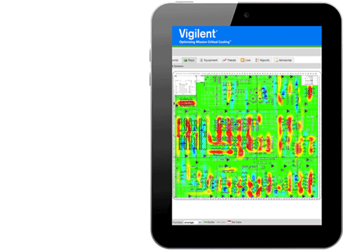 Vigilent thermal map